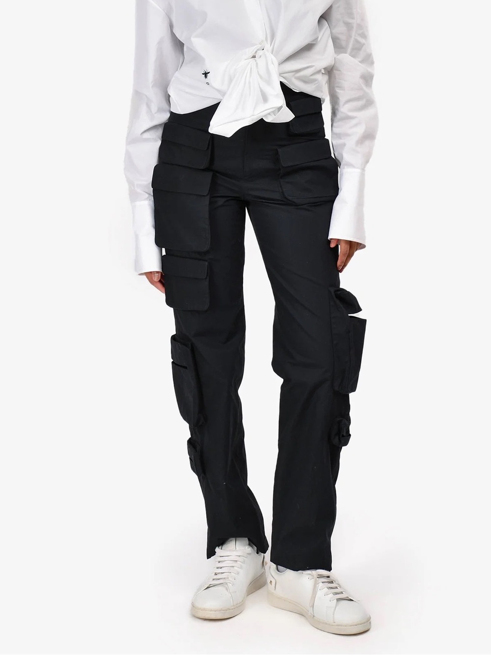 Orseund Iris Multi Pocket Cargo Trouser Pant in Black - M